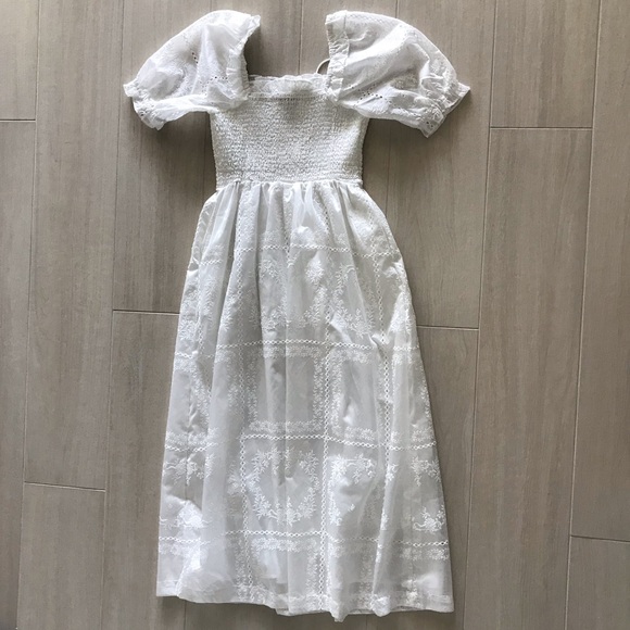 Caroline Constas White Patchwork Organza Dress - Picture 9 of 13